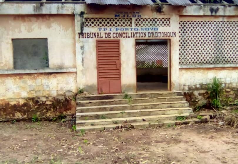  Tribunal de conciliation d’Adjohoun: Un patrimoine délaissé