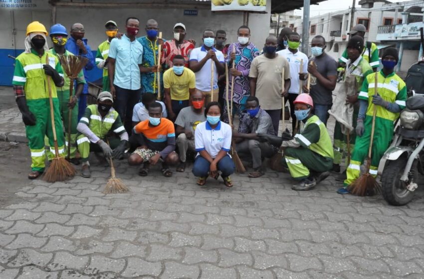  Journée de salubrité dans le 3e arrondissement de Cotonou: La Jci Cotonou Espoir pour un environnement sain et propre