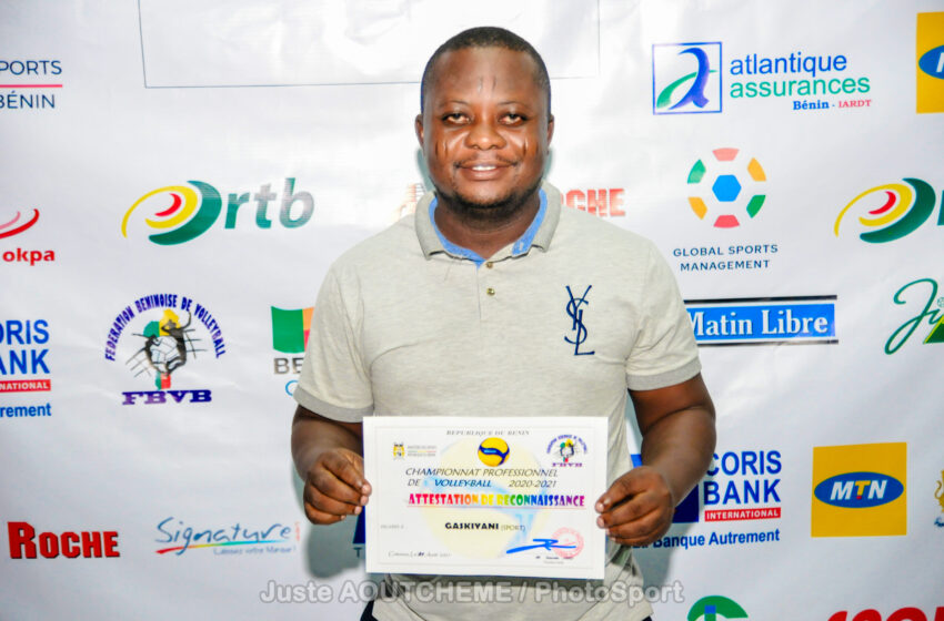  Prix de Mérite et de Reconnaissance : Gaskiyani Info distingué par la Fédération Béninoise de Volley-Ball
