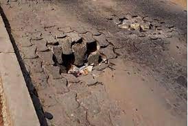  Dégradation des voies à la hauteur de l’échangeur de Godomey : L’indifférence des autorités