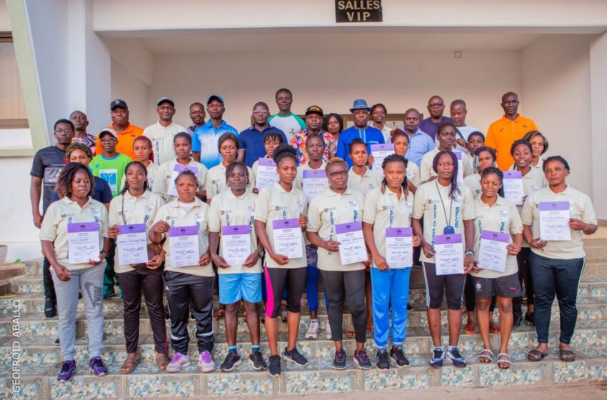  Projet «&nbsp;Sport au féminin »Volet formation des entraîneurs en athlétisme : Clap de fin