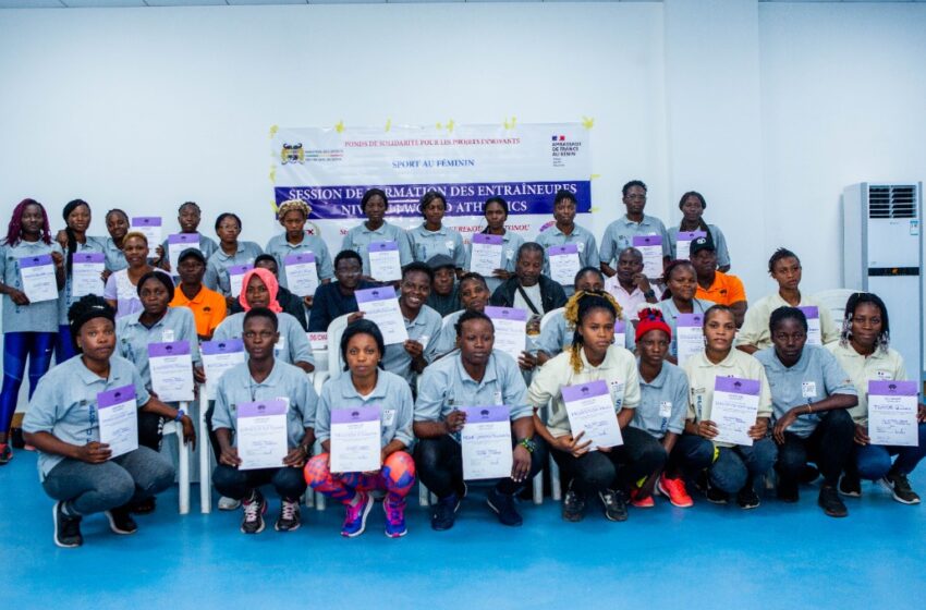  Projet «Sport au féminin  en athlétisme » en athlétisme: 22 stagiaires décrochent leur parchemin d&rsquo;entraîneur niveau 1 de World Athletics