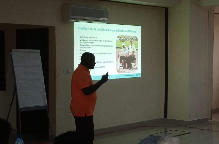  Athlétisme/ «Projet Sport Au Féminin»: La troisième session de formation des officielles techniques de niveau 1 World Athletics lancée