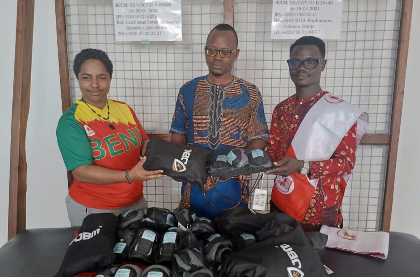  Don à la Fédération Béninoise de Roller Sports: Un geste de DMP Concept et Cabinet Dèwanou