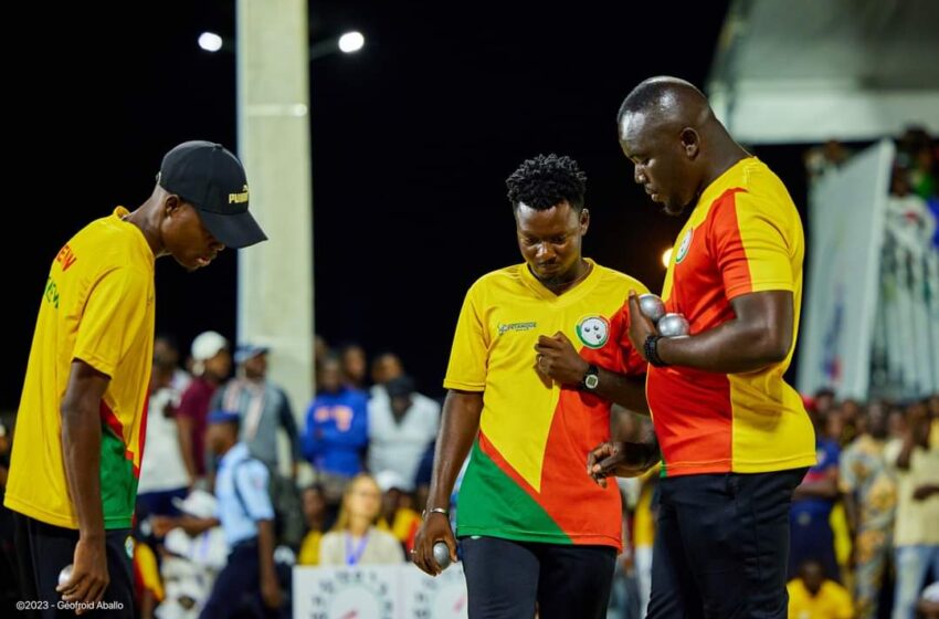  3e tour de concours de triplettes hommes des mondiaux de pétanque 2023: Le Bénin domine la France