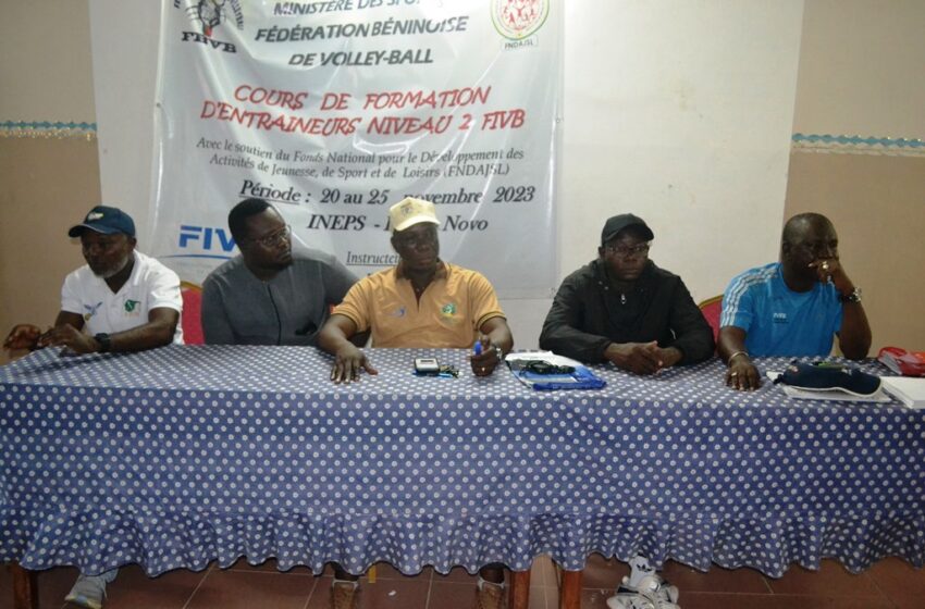  Stage de passage de grade : Une trentaine d&rsquo;entraîneurs décrochent le niveau 2 Fivb