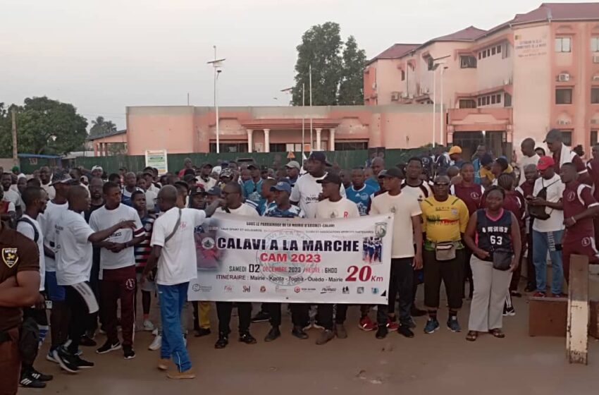  3ème édition de « Calavi à la marche » : EBeN sport et Solidarité pour le bien être de la population