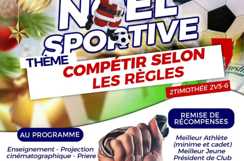  Evénement sportif de fin d&rsquo;année « Noël Sportive » : Une initiative de l&rsquo;Ong Sports et Paroles de vie