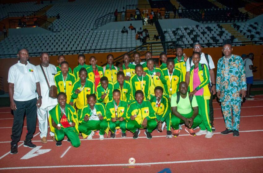  2ème  édition du championnat des 5 nations d’athlétisme : Le Bénin réalise une bonne performance