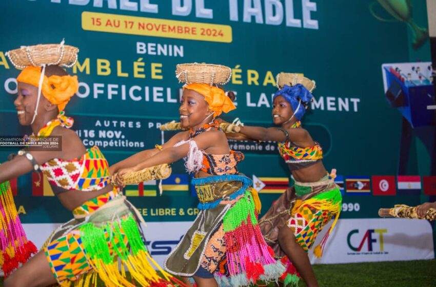  Championnat d&rsquo;Afrique de Football de Table, Cotonou 2024: Une cérémonie d&rsquo;ouverture riche en couleurs