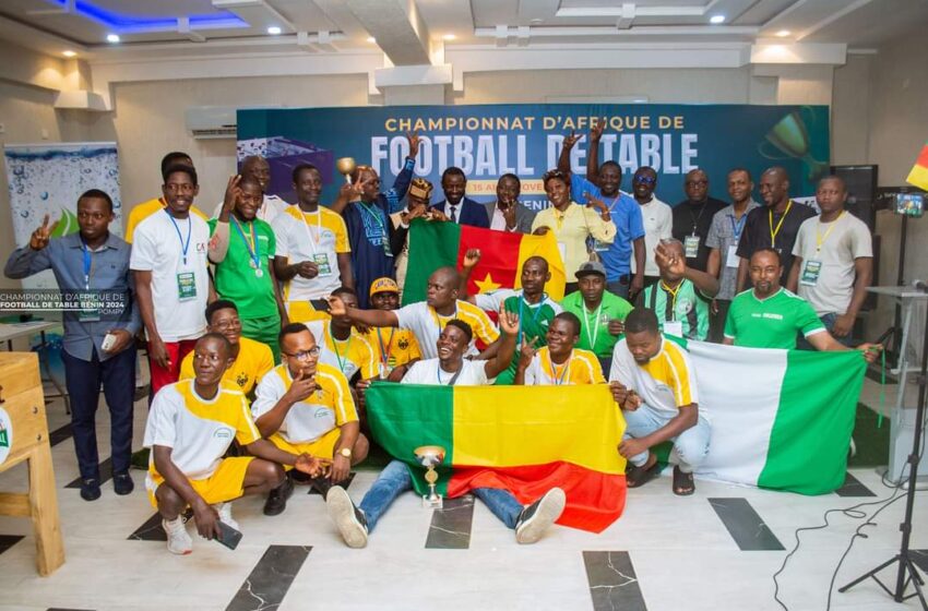  Championnat d&rsquo;Afrique de Football de Table à Cotonou : Le Bénin (Simple) et le Togo (Double) sacrés