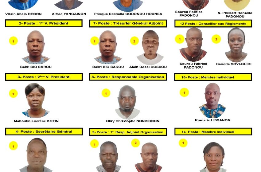  Renouvellement des membres du Comité Directeur de la Fédération Béninoise d’Athlétisme: Deux candidats lorgnent la présidence