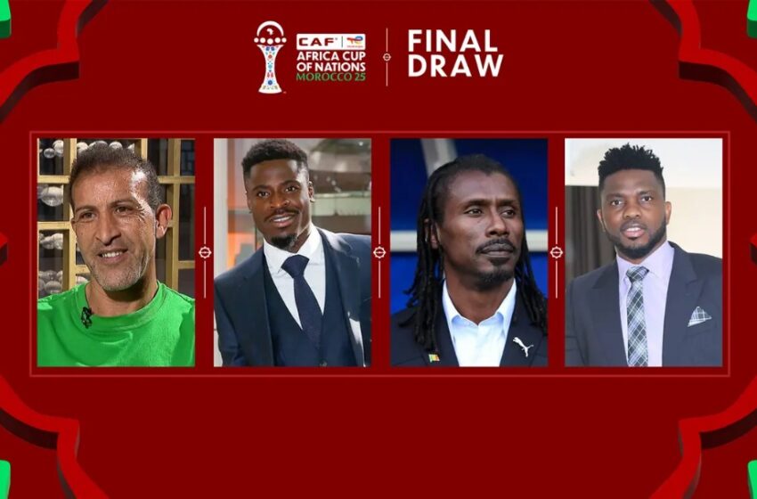  CAN Maroc 2025: Mustapha Hadji, Aliou Cissé, Serge Aurier et Joseph Yobo, assistants du tirage au sort