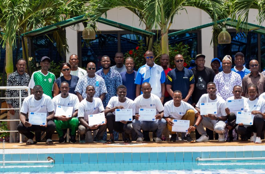  Fin de la formation de 41  entraîneurs de natation : Le Bénin se dote d’un vivier de compétences