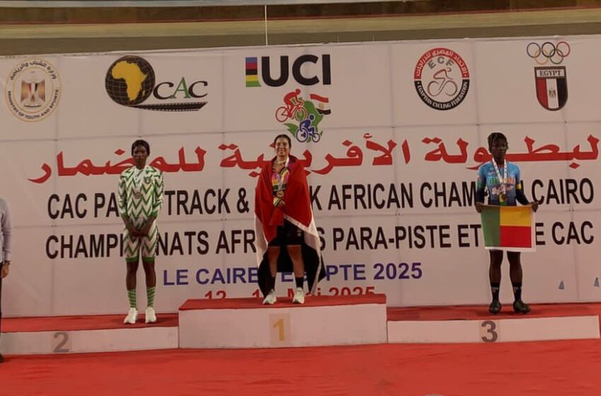  Édition 2025 du Championnat d&rsquo;Afrique du Cyclisme sur piste : Le Bénin brille grâce à Charlotte Métoévi
