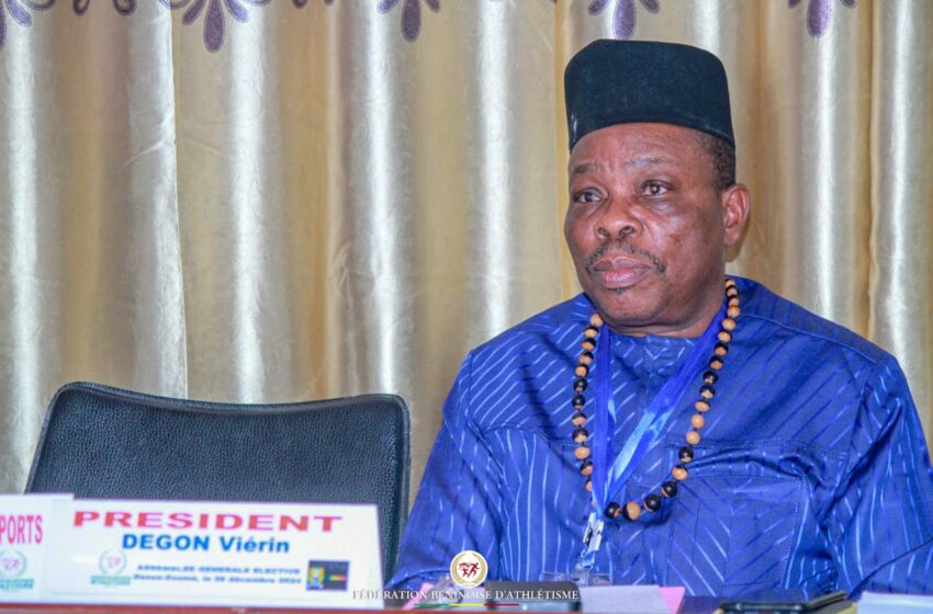  Viérin Dégon, président de la Fédération Béninoise d’Athlétisme : « Nous sommes mobilisés pour… »