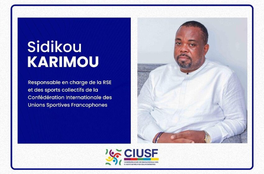  Le Bénin à l’honneur : Sidikou Karimou nommé à un poste clé au sein de la francophonie sportive