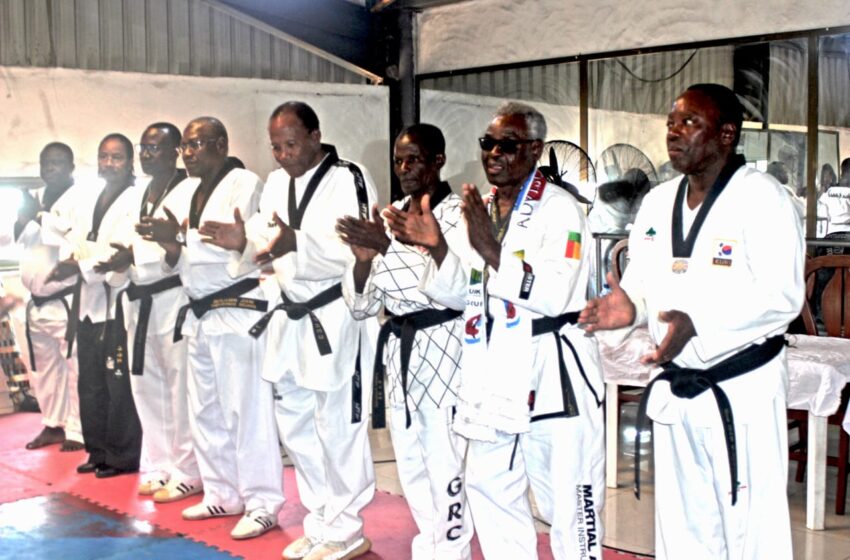  Taekwondo béninois : 23 nouvelles ceintures noires 4ᵉ et 5ᵉ Dan validées 