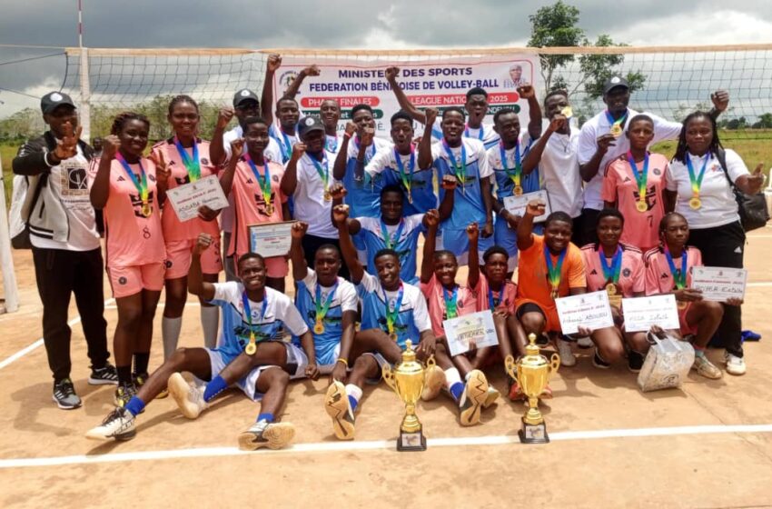  Ligue nationale de volleyball 2025/Coupe Adam Kpenoukoundehou : Le sacre des Héritières et Étincelles à Adjahonmey