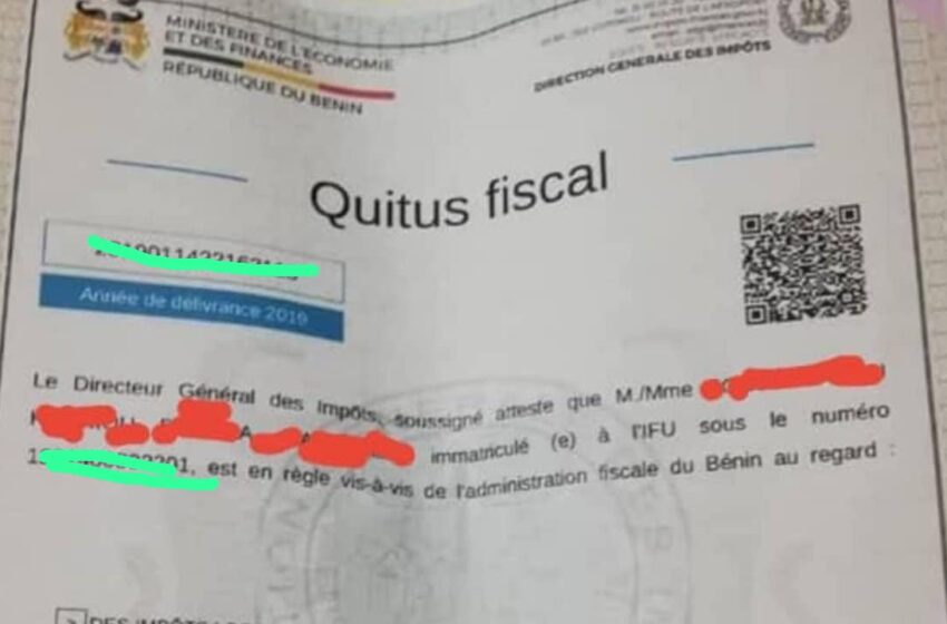  Quitus fiscal : Voici la marche à suivre pour les candidats