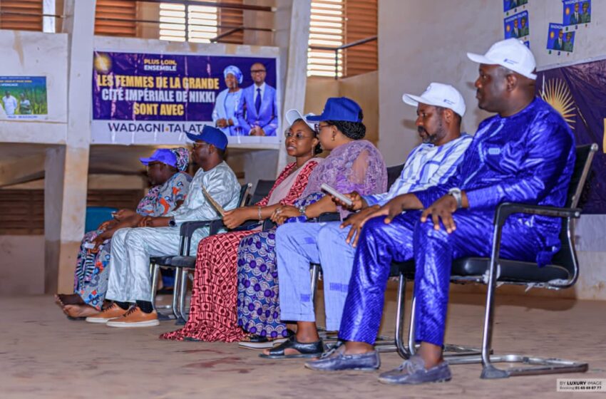  Rencontre avec les jeunes de Nikki : Dr Dounhirou et l&rsquo;équipe de campagne exposent la vision Wadagni-Talata