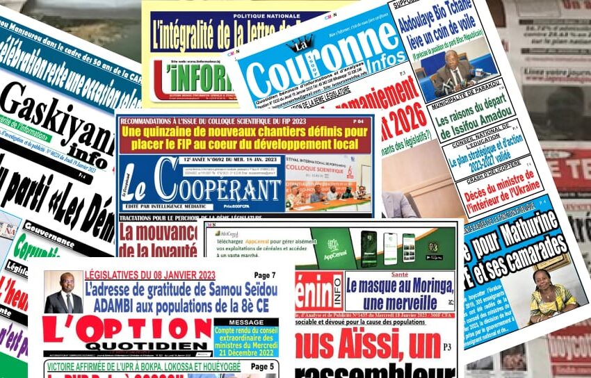  Trêve politique : Les médias invités à changer de cap