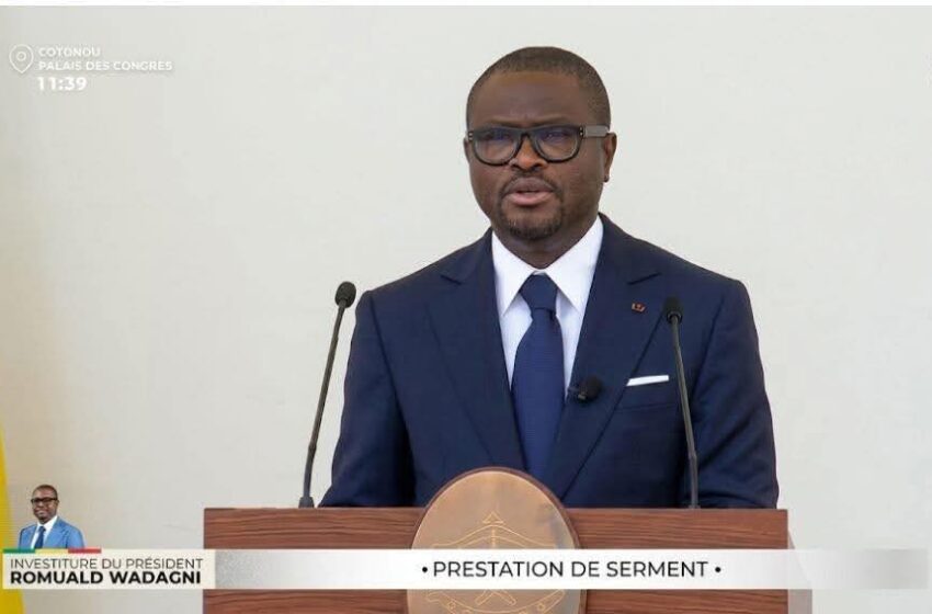  Investiture de Romuald Wadagni : Un nouveau chapitre pour le Bénin