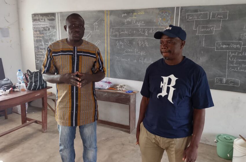  Auto-emploi et autonomisation des femmes : Justin Afokpé lance une formation en fabrication de savons à Djèdjè-Layé